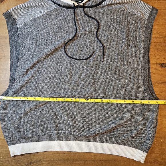 Rag & Bone/Jean Women's Brenda Sleeveless Hoodie Gray Size Medium - Picture 5 of 8